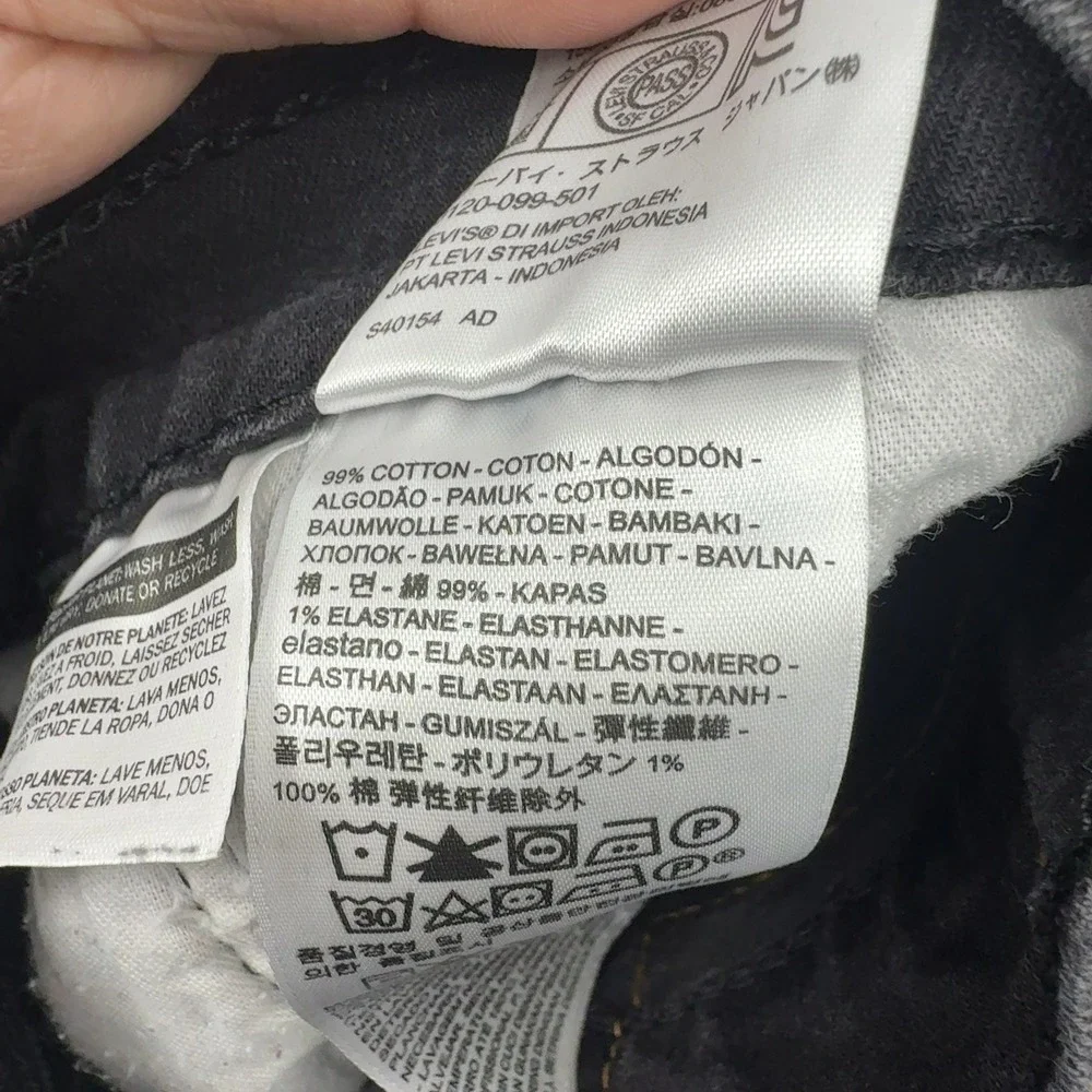 Levis measurements waist